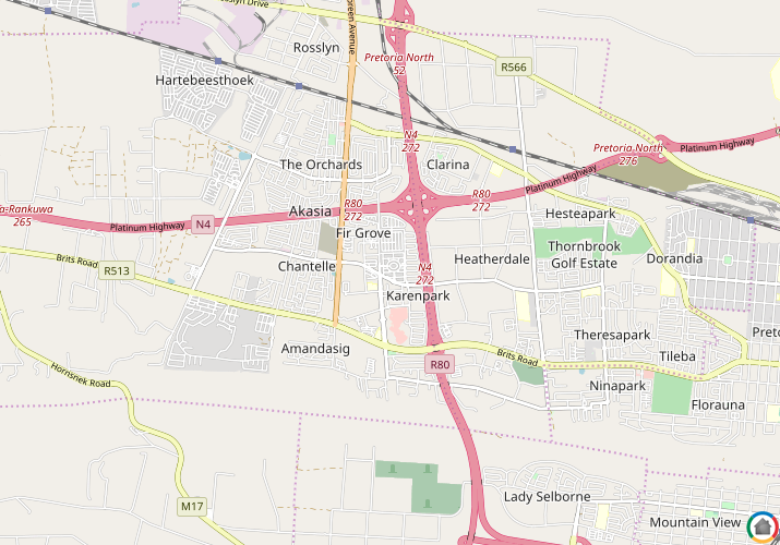 Map location of Karenpark